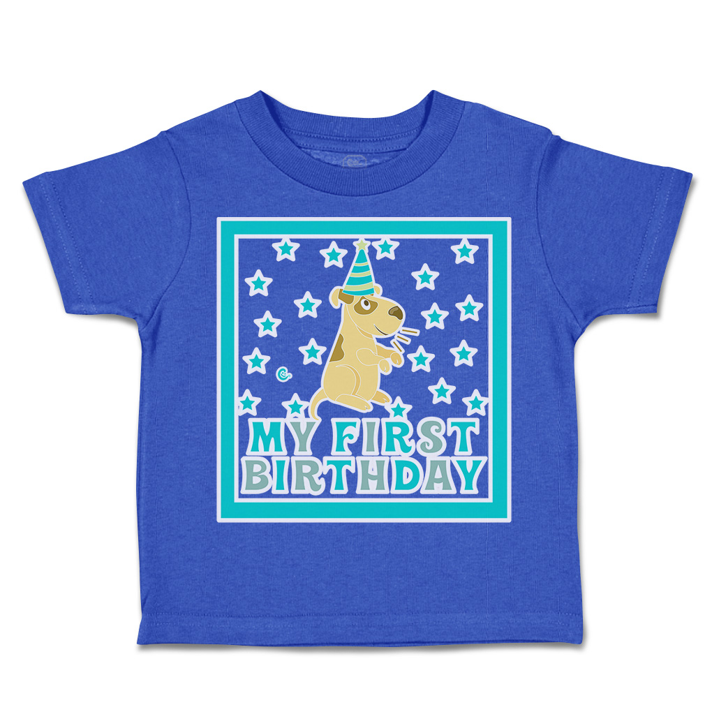 Toddler T-Shirt My First Birthday Cotton Hat Boy & Girl Clothes Baby Funny Tee - Picture 13 of 18