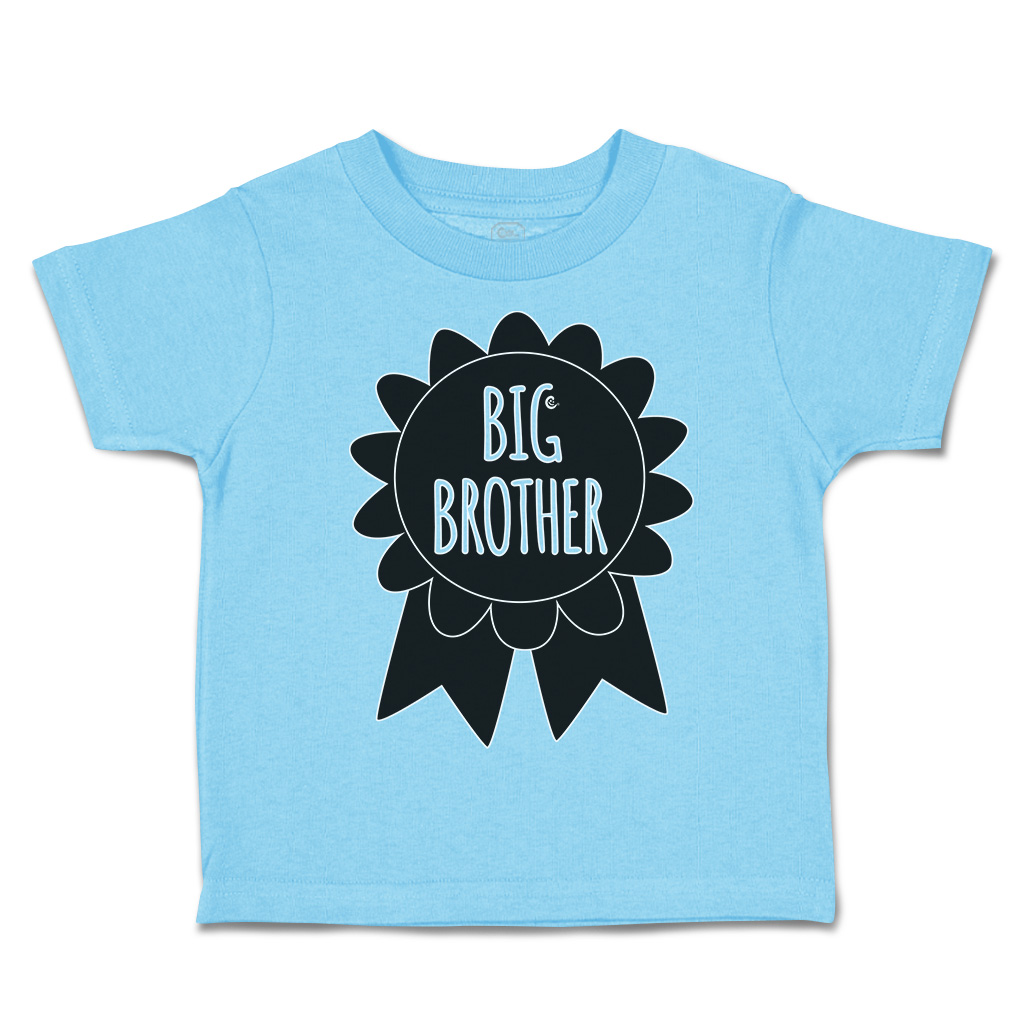 Toddler T-Shirt Big Brother Badge Style A Cotton Siblings Boy & Girl Clothes - Picture 15 of 18
