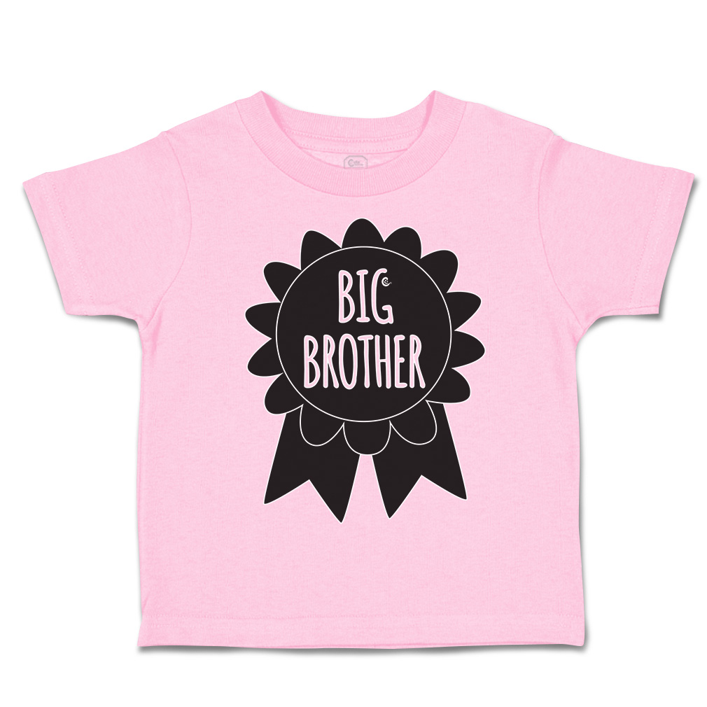 Toddler T-Shirt Big Brother Badge Style A Cotton Siblings Boy & Girl Clothes - Picture 18 of 18