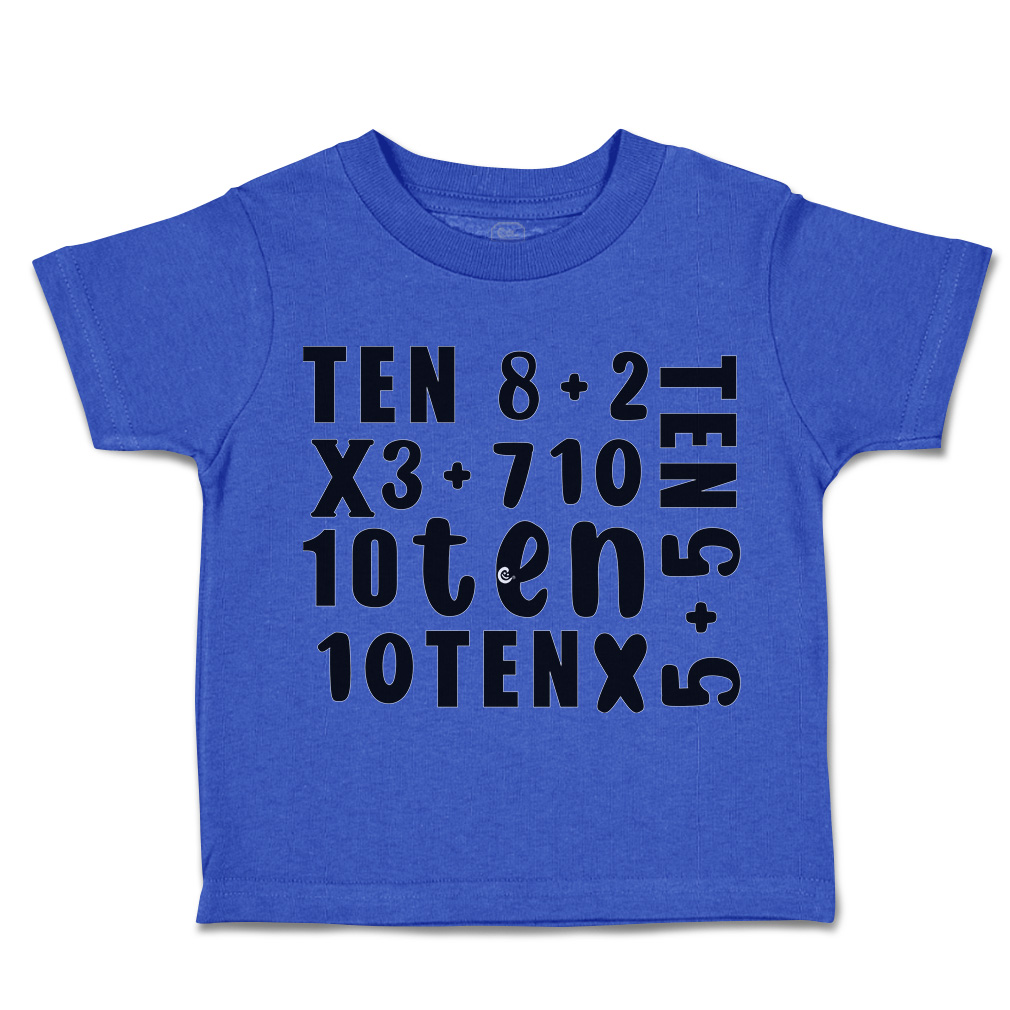 Toddler T-Shirt 3 Plus 7 15 Plus 13 Plus 2 Style A Cakes Boy & Girl Clothes - Picture 13 of 21