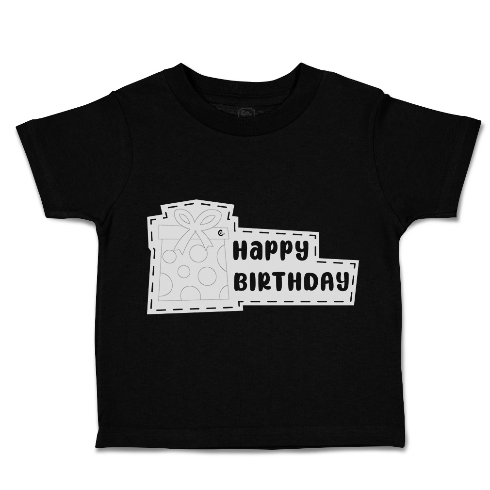Toddler T-Shirt Happy Birthday Gifts Style A Cotton Celebrate Boy & Girl Clothes - Picture 8 of 18