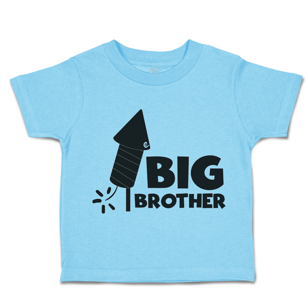 Toddler T-Shirt Big Brother Sparkler Siblings Boy & Girl Clothes Baby Funny Tee - Picture 15 of 18