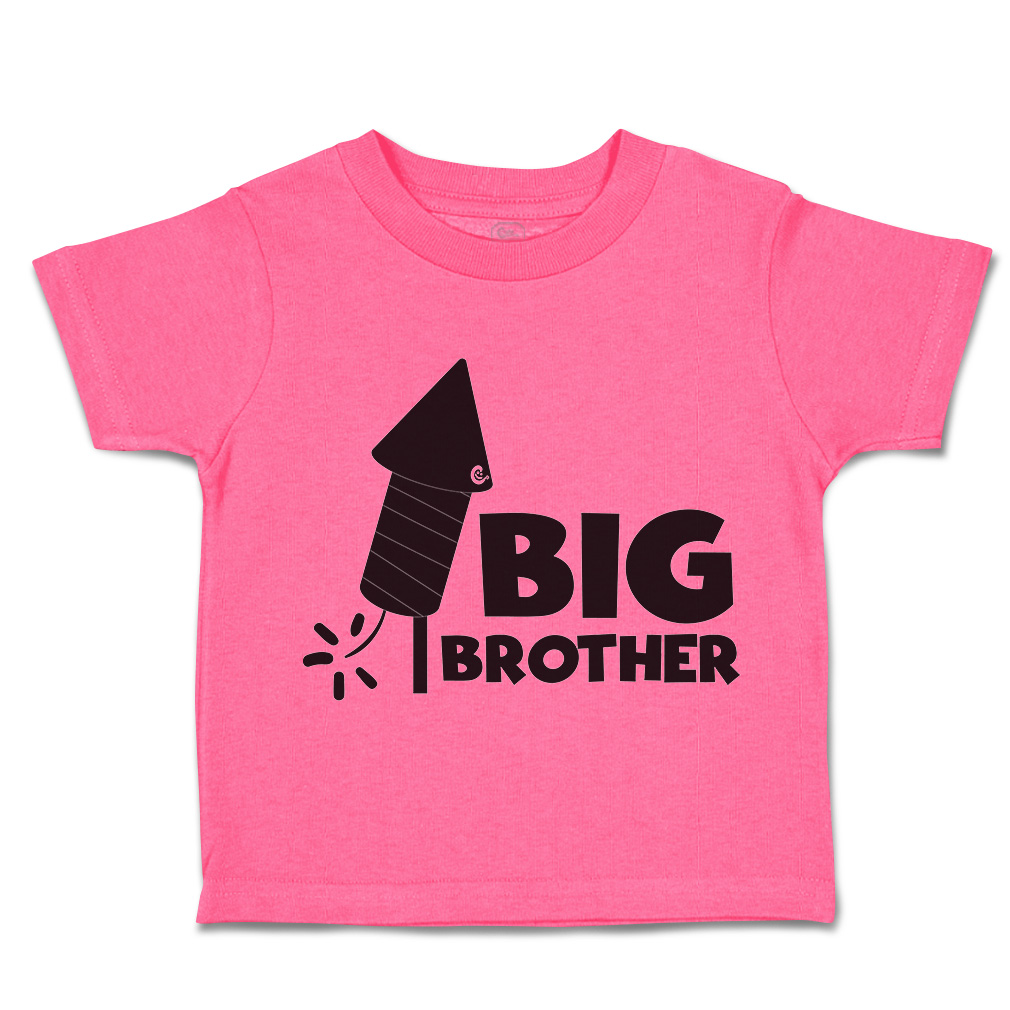 Toddler T-Shirt Big Brother Sparkler Siblings Boy & Girl Clothes Baby Funny Tee - Picture 7 of 18