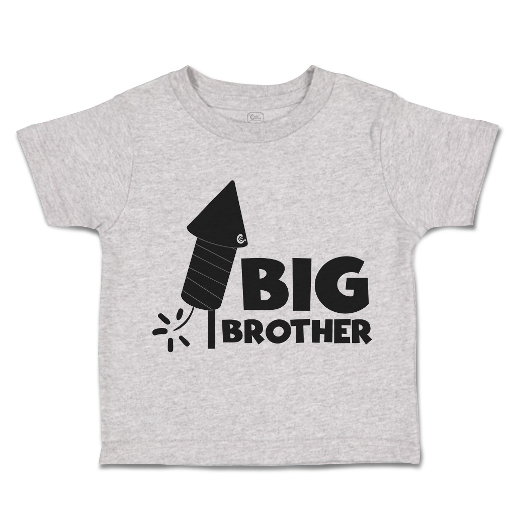 Toddler T-Shirt Big Brother Sparkler Siblings Boy & Girl Clothes Baby Funny Tee - Picture 11 of 18