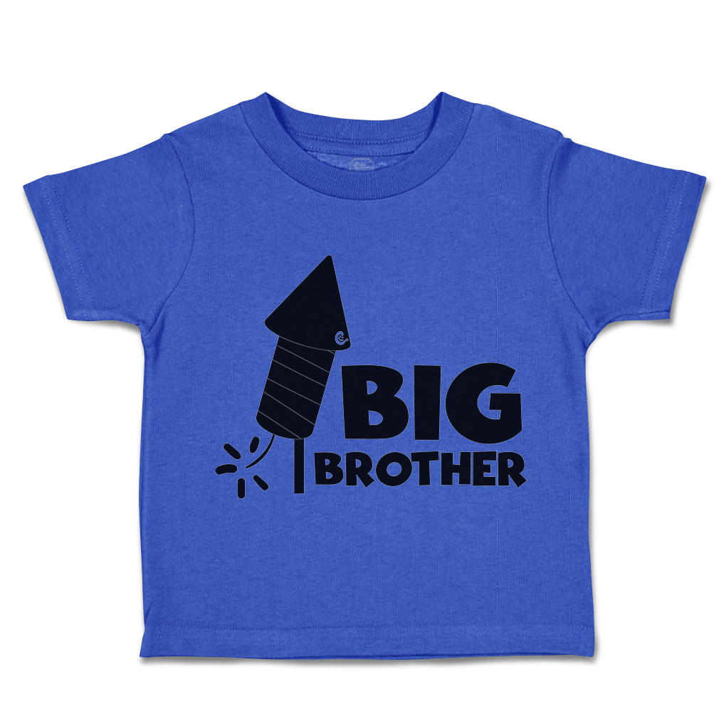 Toddler T-Shirt Big Brother Sparkler Siblings Boy & Girl Clothes Baby Funny Tee - Picture 13 of 18