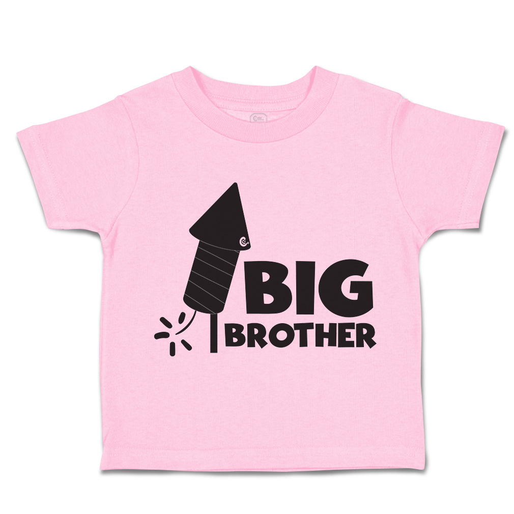 Toddler T-Shirt Big Brother Sparkler Siblings Boy & Girl Clothes Baby Funny Tee - Picture 18 of 18
