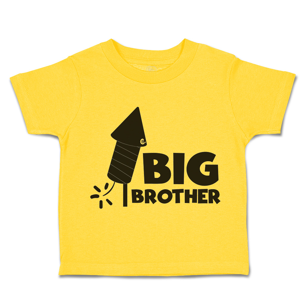 Toddler T-Shirt Big Brother Sparkler Siblings Boy & Girl Clothes Baby Funny Tee - Picture 14 of 18