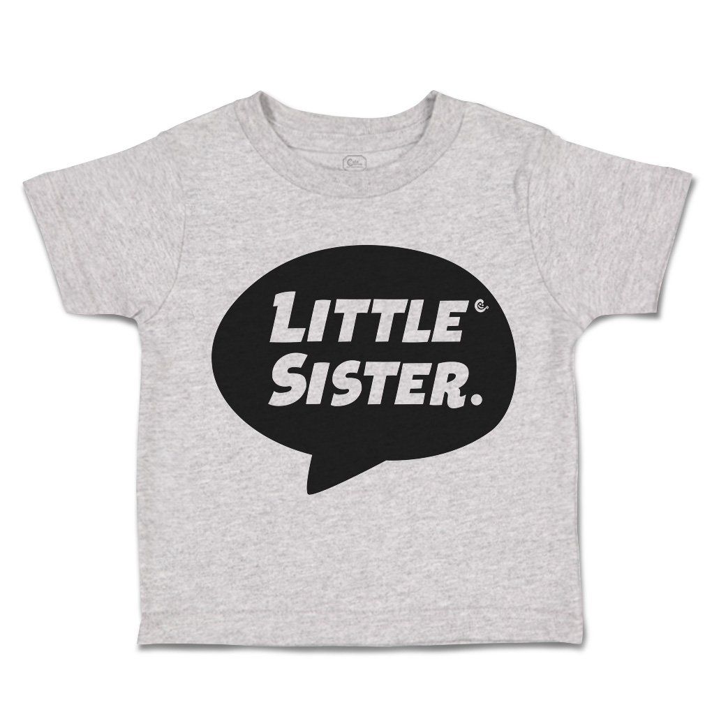 Toddler T-Shirt Little Sister Cotton Siblings Boy & Girl Clothes Baby Funny Tee - Picture 11 of 18