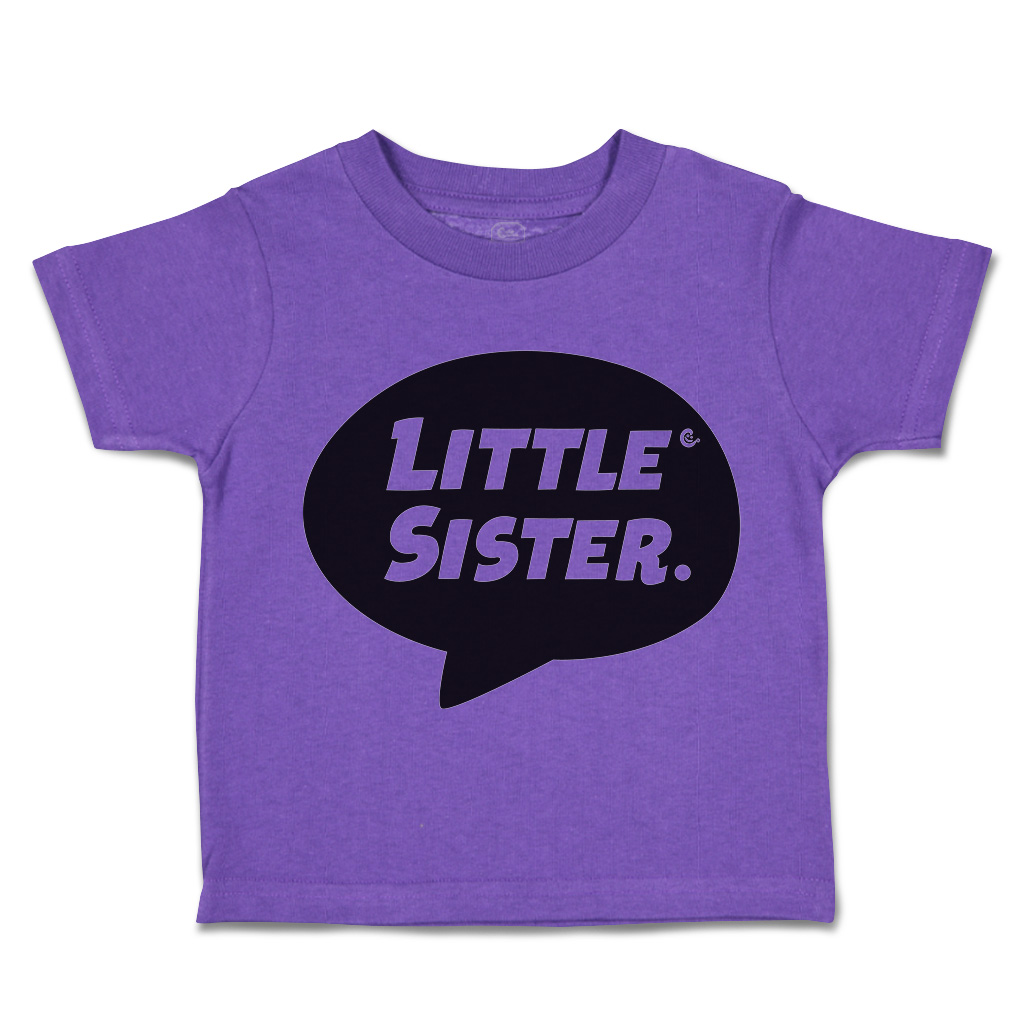 Toddler T-Shirt Little Sister Cotton Siblings Boy & Girl Clothes Baby Funny Tee - Picture 17 of 18