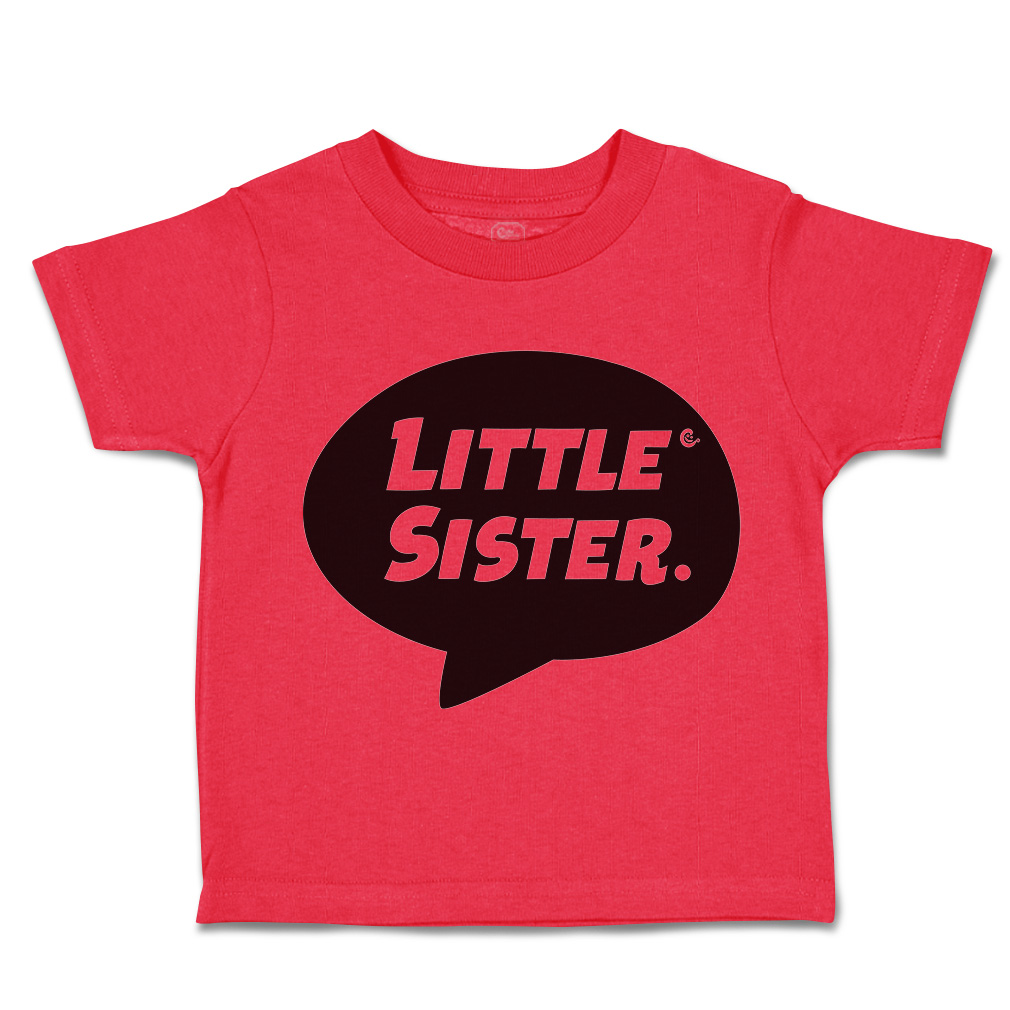 Toddler T-Shirt Little Sister Cotton Siblings Boy & Girl Clothes Baby Funny Tee - Picture 12 of 18