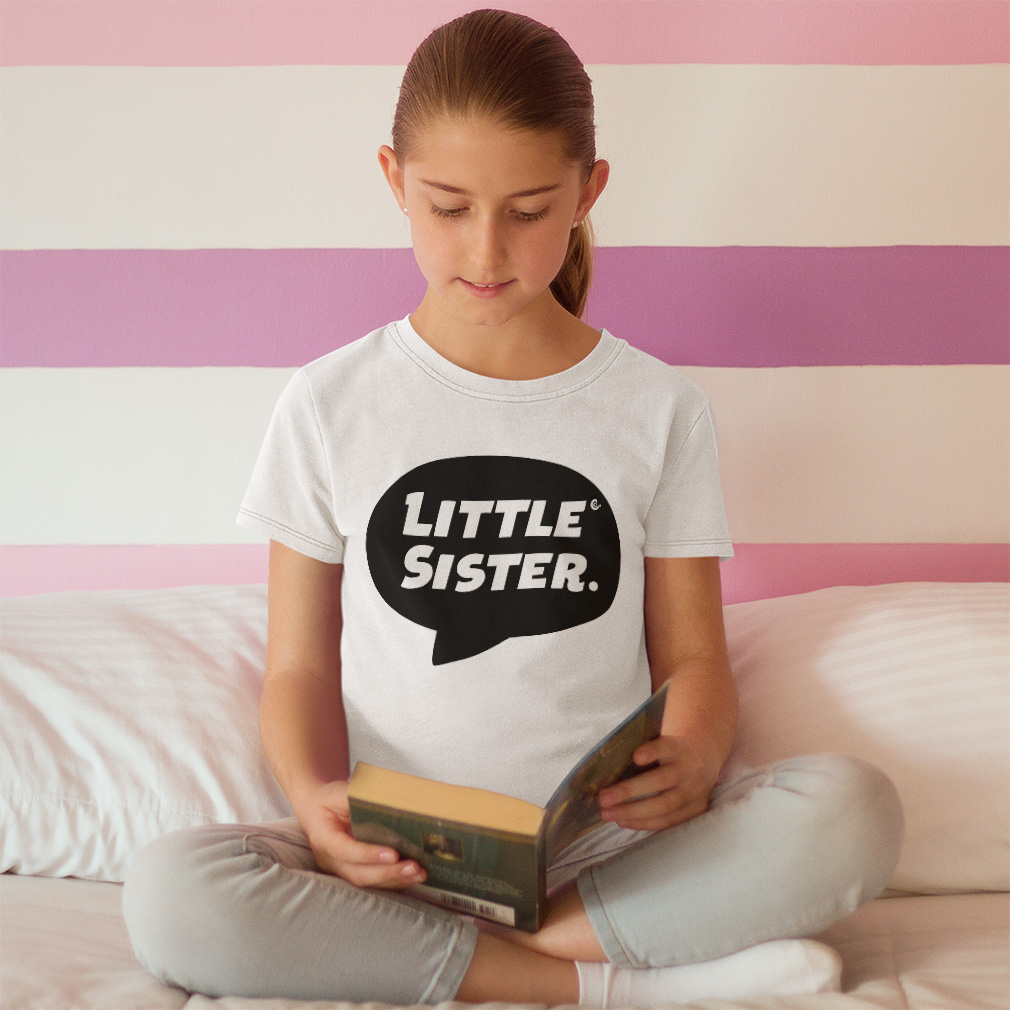 Toddler T-Shirt Little Sister Cotton Siblings Boy & Girl Clothes Baby Funny Tee - Picture 3 of 18