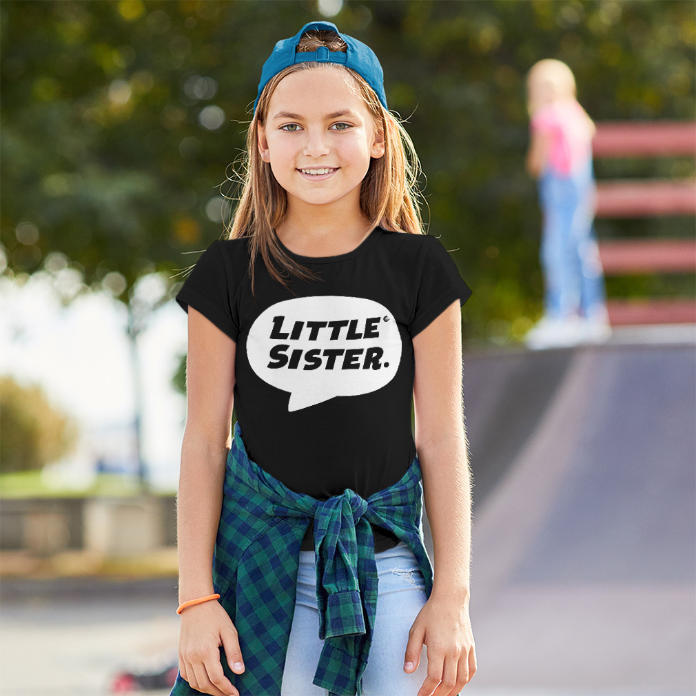 Toddler T-Shirt Little Sister Cotton Siblings Boy & Girl Clothes Baby Funny Tee - Picture 4 of 18