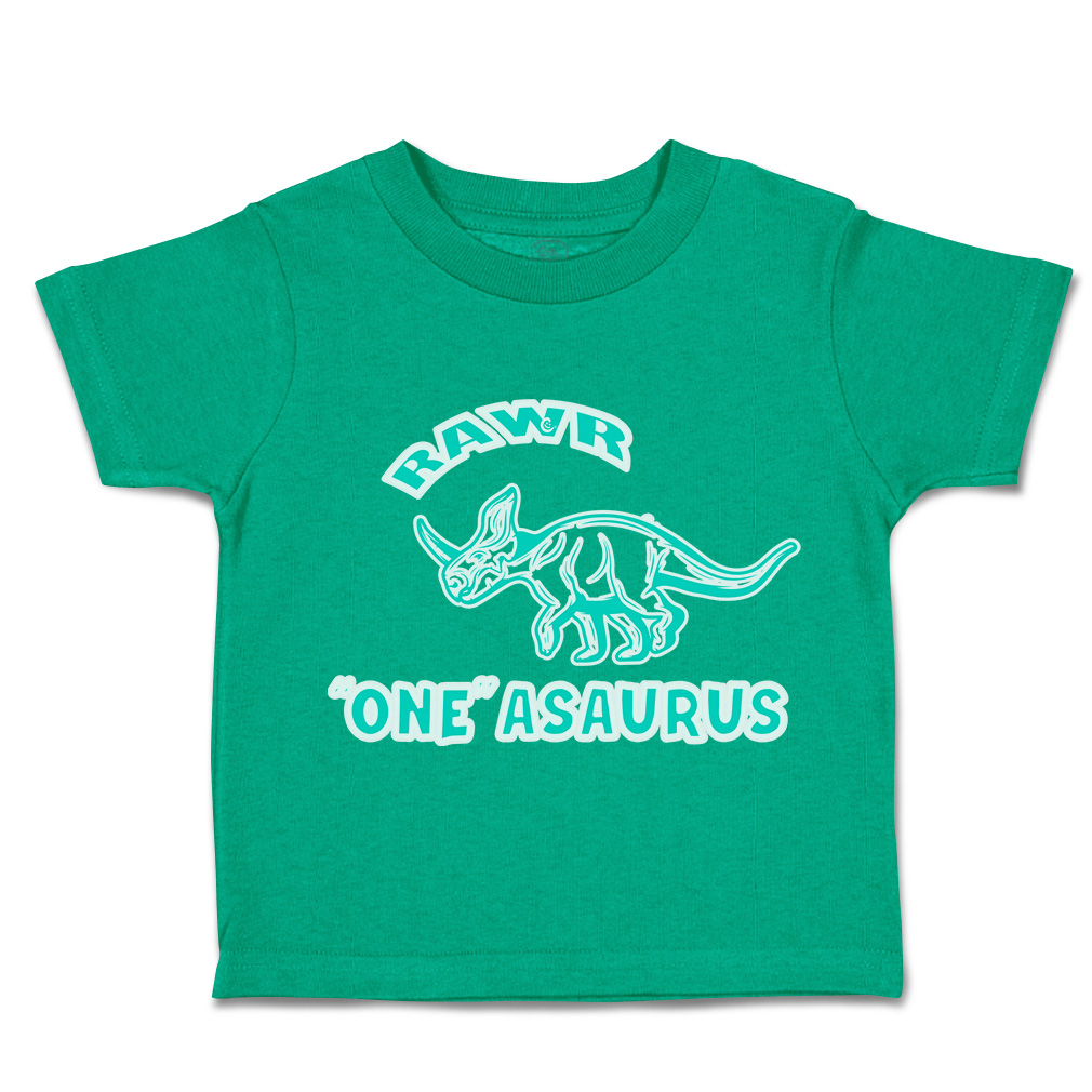 Toddler T-Shirt Roar 1 Dinosaur Cotton Animal Boy & Girl Clothes Baby Funny Tee - Picture 9 of 18