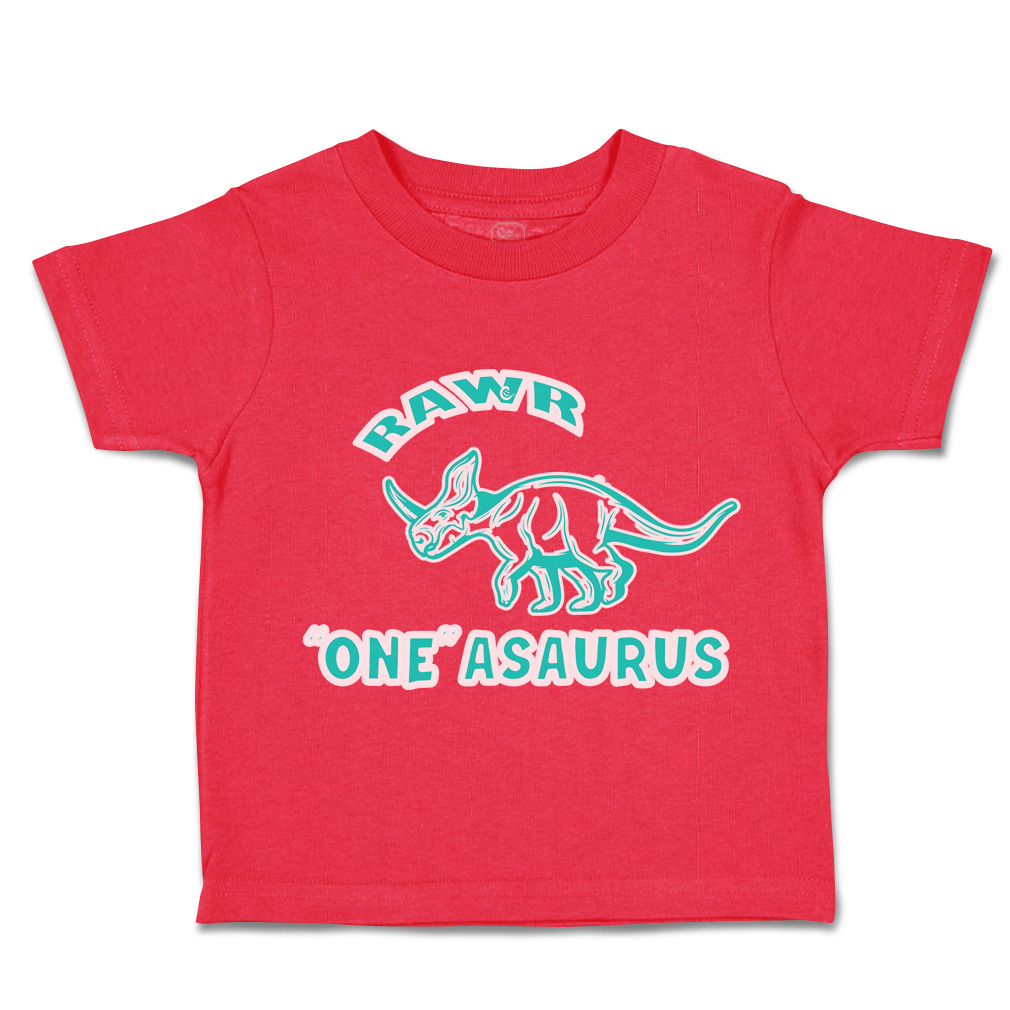 Toddler T-Shirt Roar 1 Dinosaur Cotton Animal Boy & Girl Clothes Baby Funny Tee - Picture 12 of 18