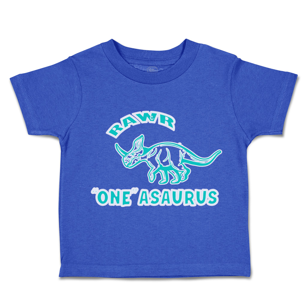 Toddler T-Shirt Roar 1 Dinosaur Cotton Animal Boy & Girl Clothes Baby Funny Tee - Picture 13 of 18