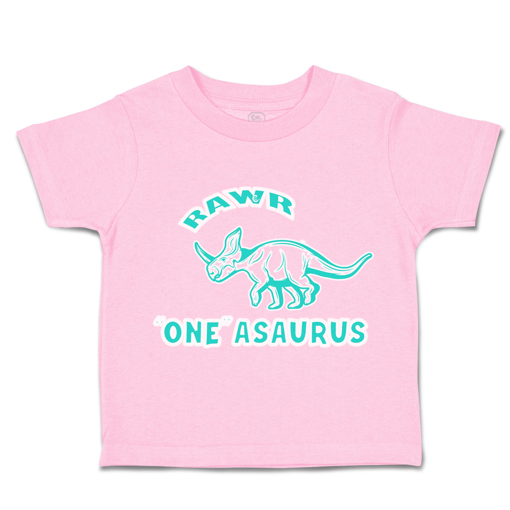 Toddler T-Shirt Roar 1 Dinosaur Cotton Animal Boy & Girl Clothes Baby Funny Tee - Picture 18 of 18
