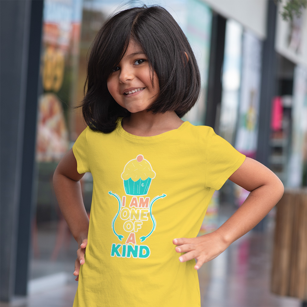 Toddler T-Shirt I Am 1 of A Kind Cupcake Cotton Ice-Cream Boy & Girl Clothes - Picture 2 of 18