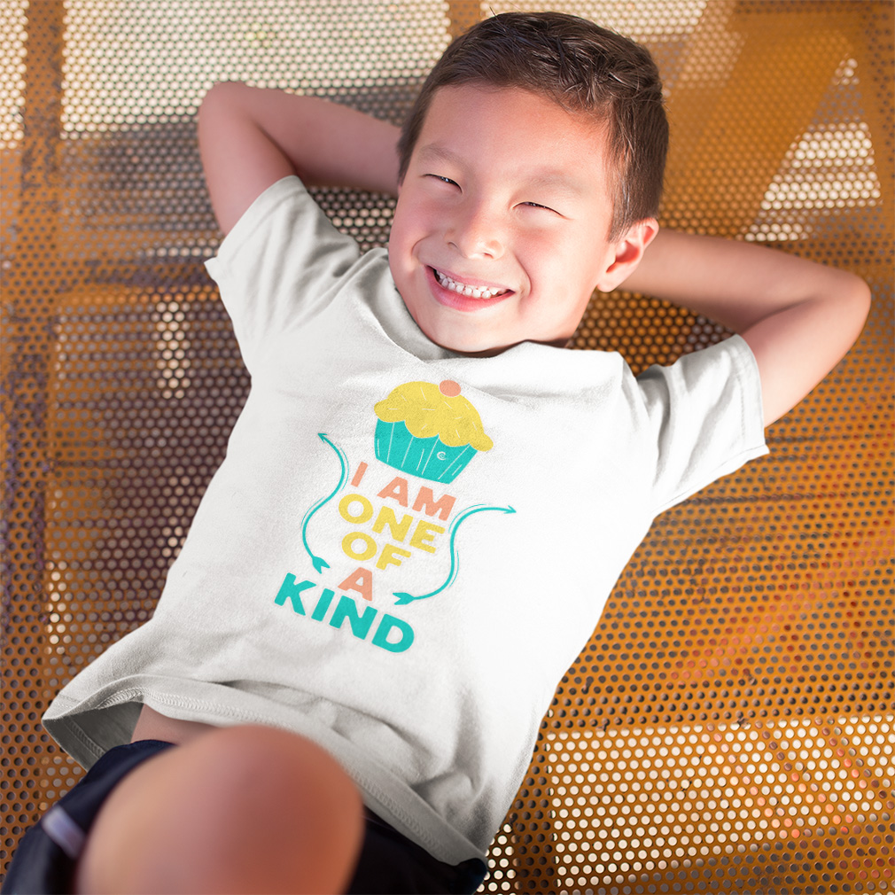 Toddler T-Shirt I Am 1 of A Kind Cupcake Cotton Ice-Cream Boy & Girl Clothes - Picture 3 of 18