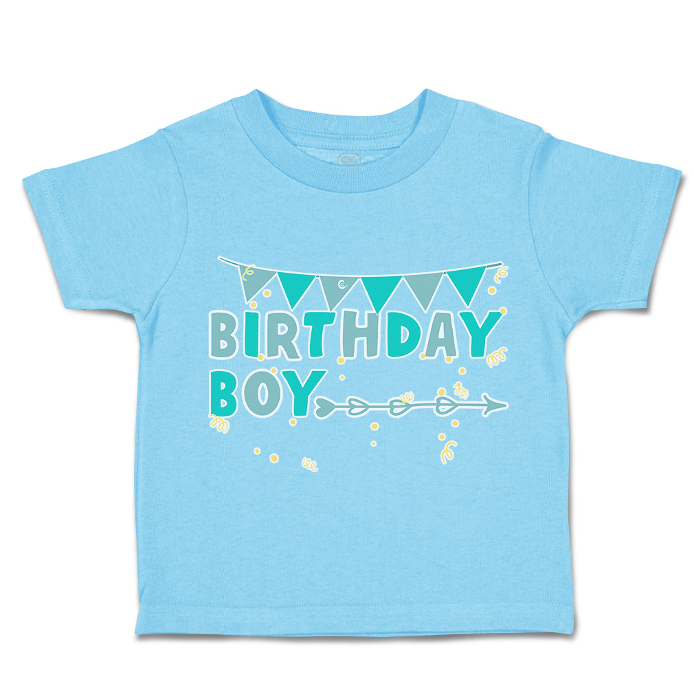 Toddler T-Shirt Birthday Boy Celebrations Cotton Decorations Boy & Girl Clothes - Picture 15 of 18