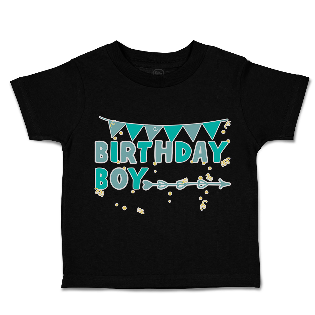 Toddler T-Shirt Birthday Boy Celebrations Cotton Decorations Boy & Girl Clothes - Picture 8 of 18