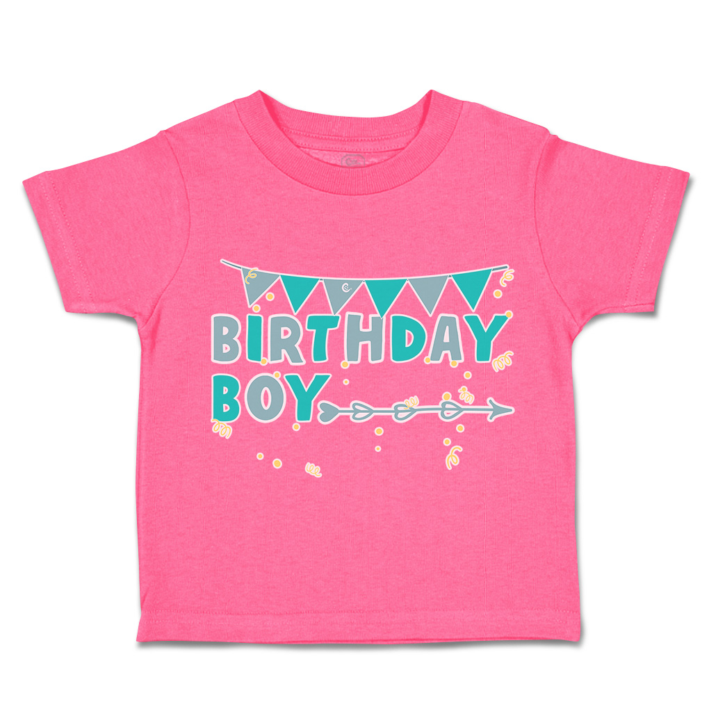 Toddler T-Shirt Birthday Boy Celebrations Cotton Decorations Boy & Girl Clothes - Picture 7 of 18