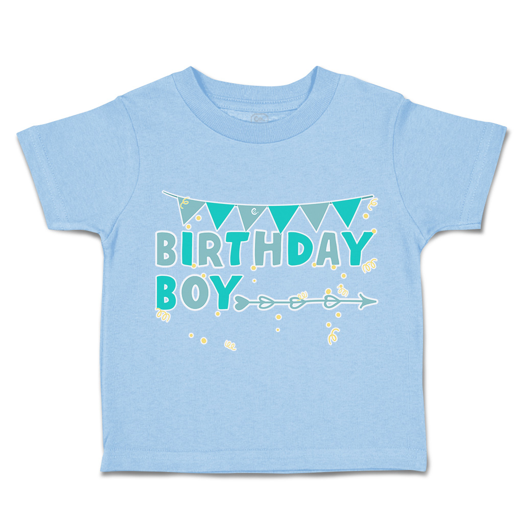 Toddler T-Shirt Birthday Boy Celebrations Cotton Decorations Boy & Girl Clothes - Picture 16 of 18