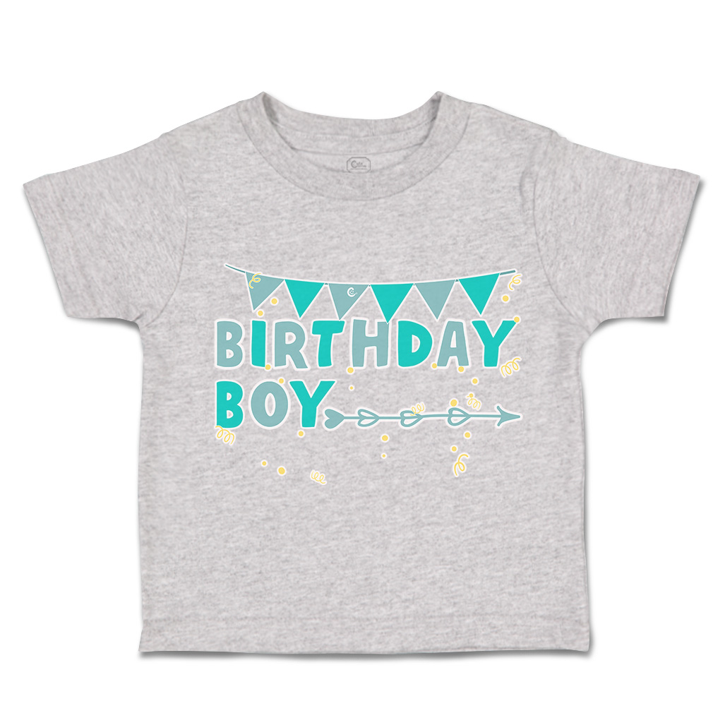 Toddler T-Shirt Birthday Boy Celebrations Cotton Decorations Boy & Girl Clothes - Picture 11 of 18