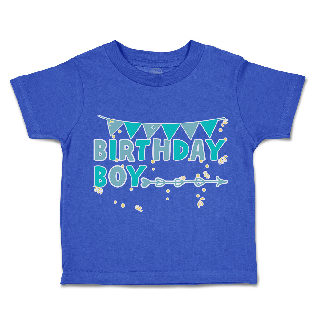 Toddler T-Shirt Birthday Boy Celebrations Cotton Decorations Boy & Girl Clothes - Picture 13 of 18