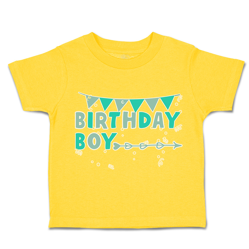 Toddler T-Shirt Birthday Boy Celebrations Cotton Decorations Boy & Girl Clothes - Picture 14 of 18