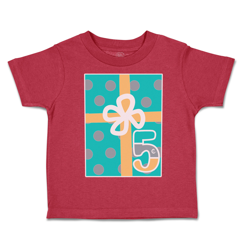 Toddler T-Shirt 5 Birthday Gifts Birthday Gifts Celebrate Boy & Girl Clothes - Picture 18 of 21