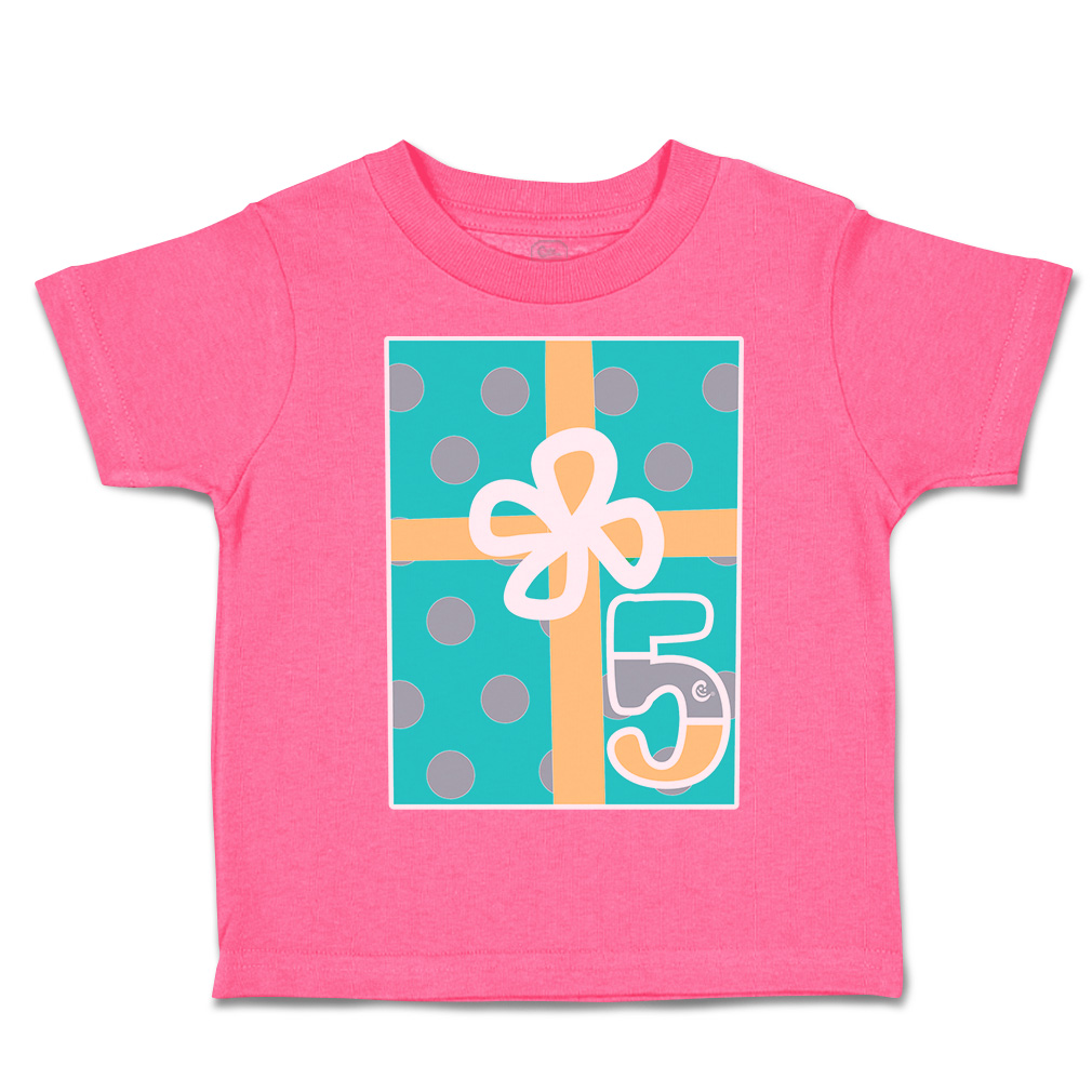 Toddler T-Shirt 5 Birthday Gifts Birthday Gifts Celebrate Boy & Girl Clothes - Picture 7 of 21