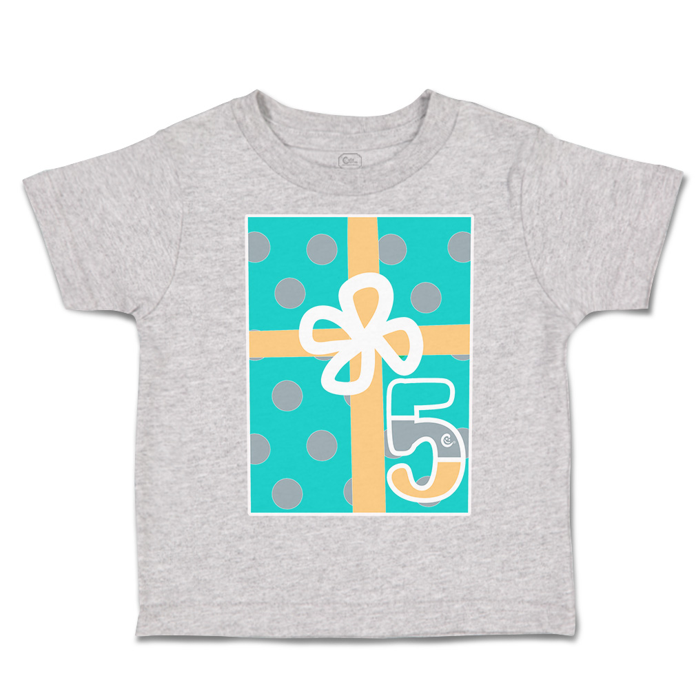 Toddler T-Shirt 5 Birthday Gifts Birthday Gifts Celebrate Boy & Girl Clothes - Picture 11 of 21