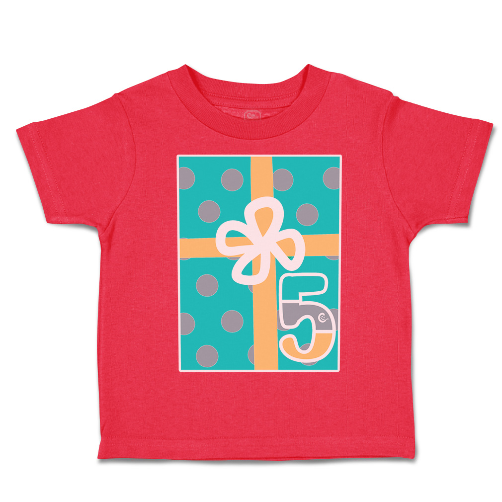 Toddler T-Shirt 5 Birthday Gifts Birthday Gifts Celebrate Boy & Girl Clothes - Picture 12 of 21