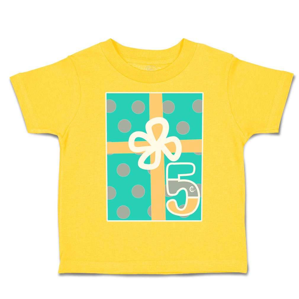 Toddler T-Shirt 5 Birthday Gifts Birthday Gifts Celebrate Boy & Girl Clothes - Picture 14 of 21