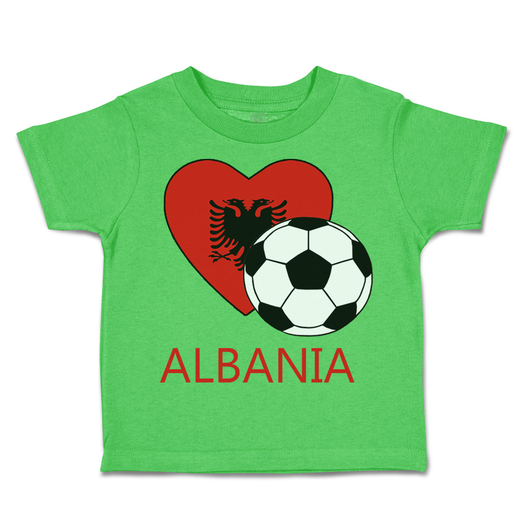 Toddler T-Shirt Albanian Soccer Albania Futbol Football Boy & Girl Clothes - Picture 34 of 39