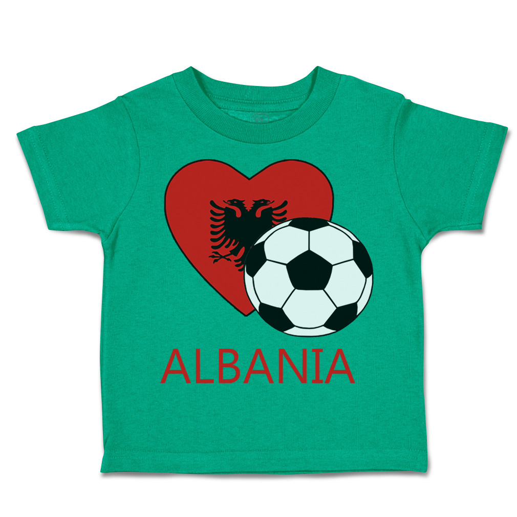 Toddler T-Shirt Albanian Soccer Albania Futbol Football Boy & Girl Clothes - Picture 36 of 39