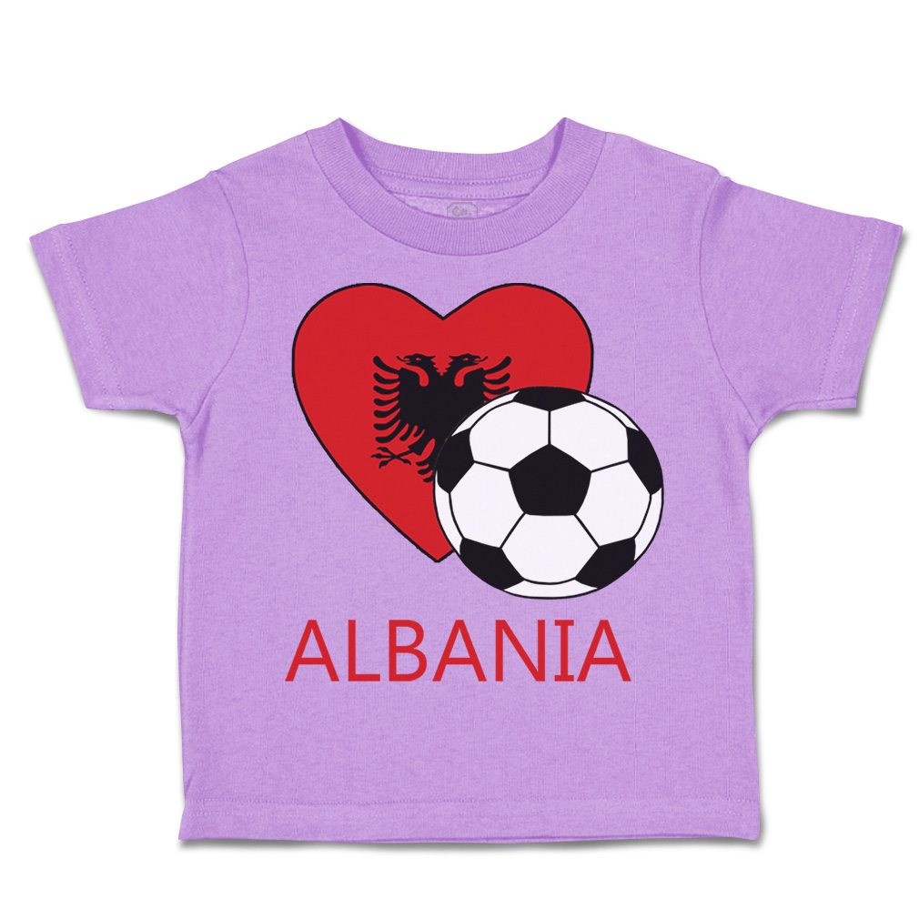 Toddler T-Shirt Albanian Soccer Albania Futbol Football Boy & Girl Clothes - Picture 30 of 39