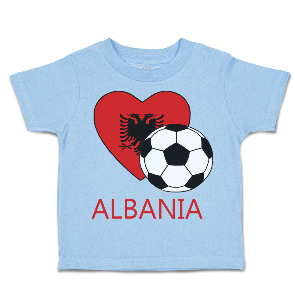 Toddler T-Shirt Albanian Soccer Albania Futbol Football Boy & Girl Clothes - Picture 14 of 39