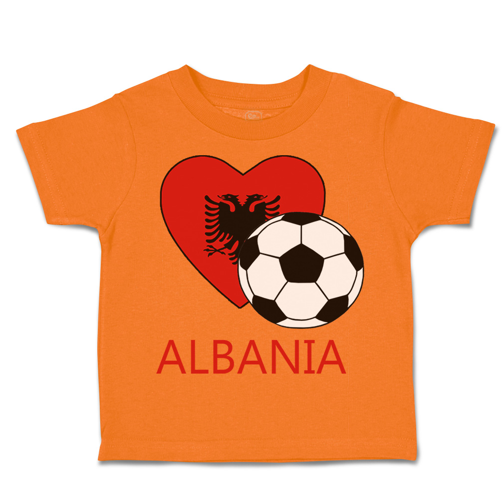 Toddler T-Shirt Albanian Soccer Albania Futbol Football Boy & Girl Clothes - Picture 24 of 39
