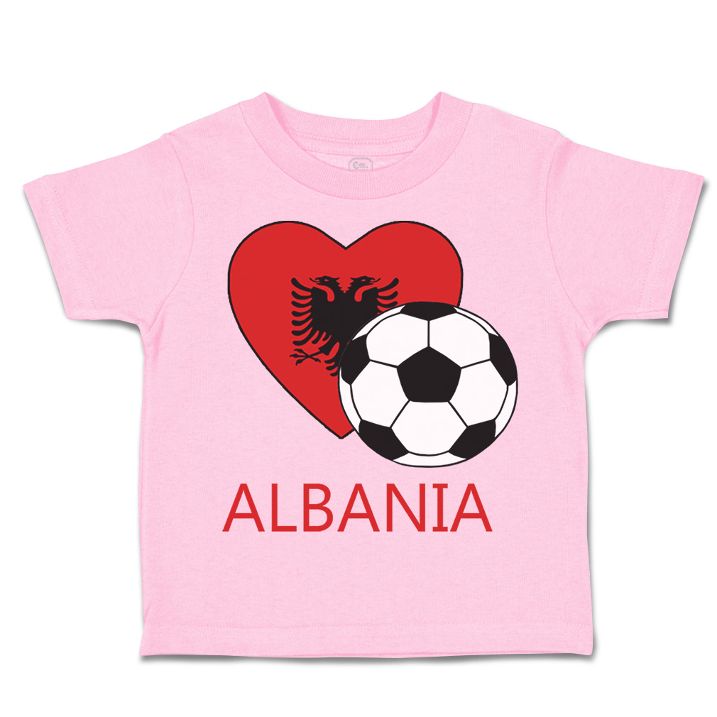 Toddler T-Shirt Albanian Soccer Albania Futbol Football Boy & Girl Clothes - Picture 20 of 39