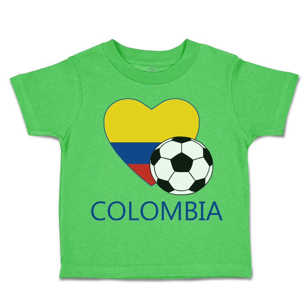 Toddler T-Shirt Colombian Soccer Colombia Football Boy & Girl Clothes Cotton - Picture 34 of 39