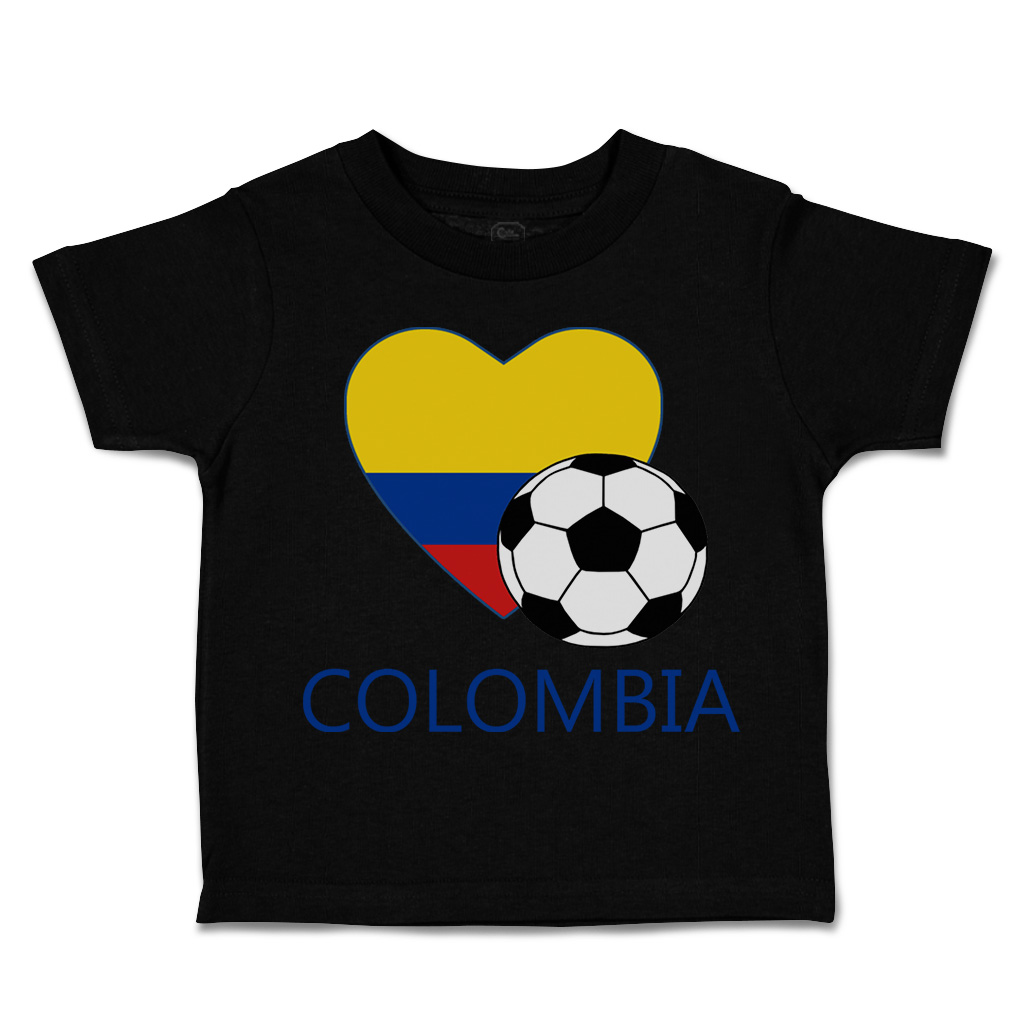 Toddler T-Shirt Colombian Soccer Colombia Football Boy & Girl Clothes Cotton - Picture 8 of 39