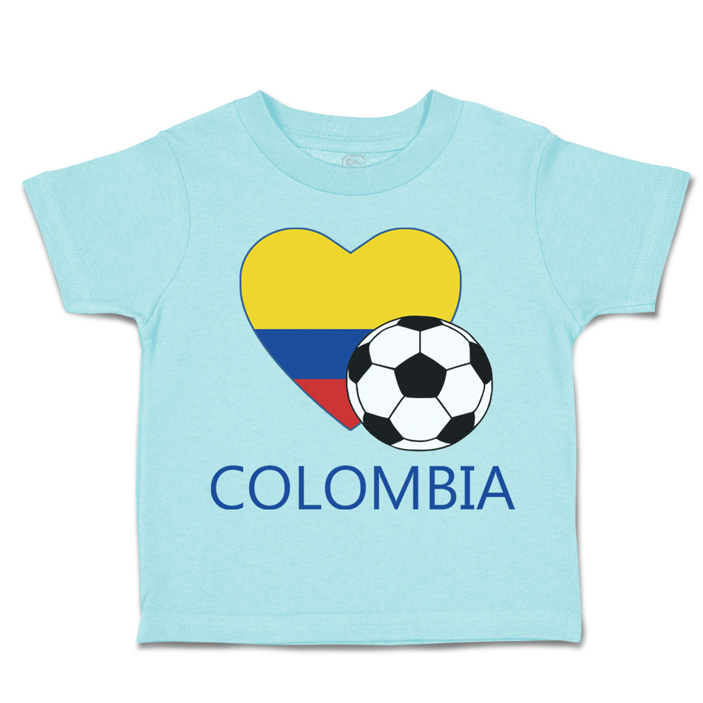 Toddler T-Shirt Colombian Soccer Colombia Football Boy & Girl Clothes Cotton - Picture 18 of 39