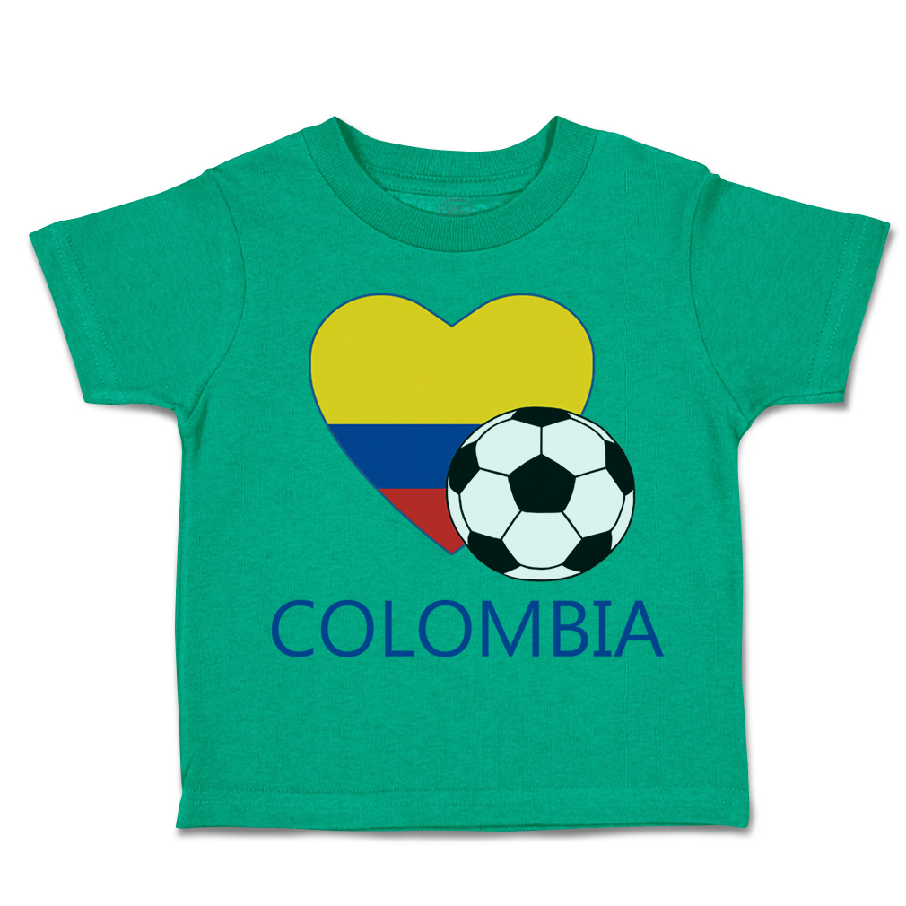Toddler T-Shirt Colombian Soccer Colombia Football Boy & Girl Clothes Cotton - Picture 36 of 39