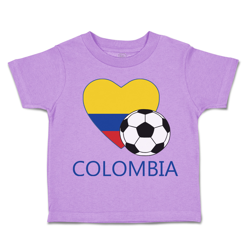 Toddler T-Shirt Colombian Soccer Colombia Football Boy & Girl Clothes Cotton - Picture 30 of 39