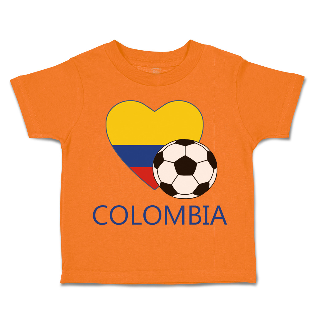 Toddler T-Shirt Colombian Soccer Colombia Football Boy & Girl Clothes Cotton - Picture 24 of 39