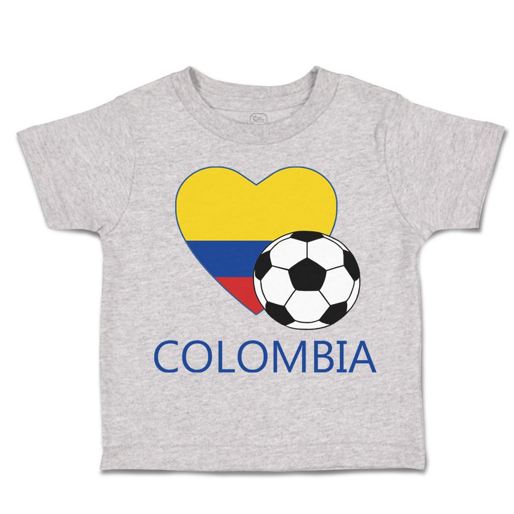 Toddler T-Shirt Colombian Soccer Colombia Football Boy & Girl Clothes Cotton - Picture 6 of 39