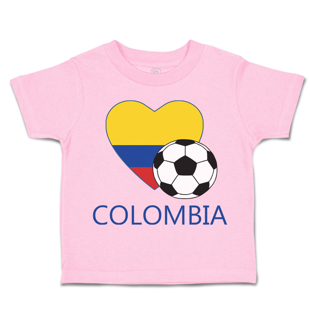 Toddler T-Shirt Colombian Soccer Colombia Football Boy & Girl Clothes Cotton - Picture 20 of 39