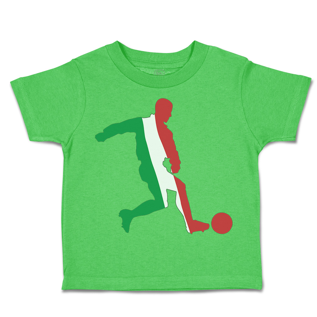 Toddler T-Shirt Soccer Player Italy Sports Soccer Euro Cup Boy & Girl Clothes - Picture 34 of 39