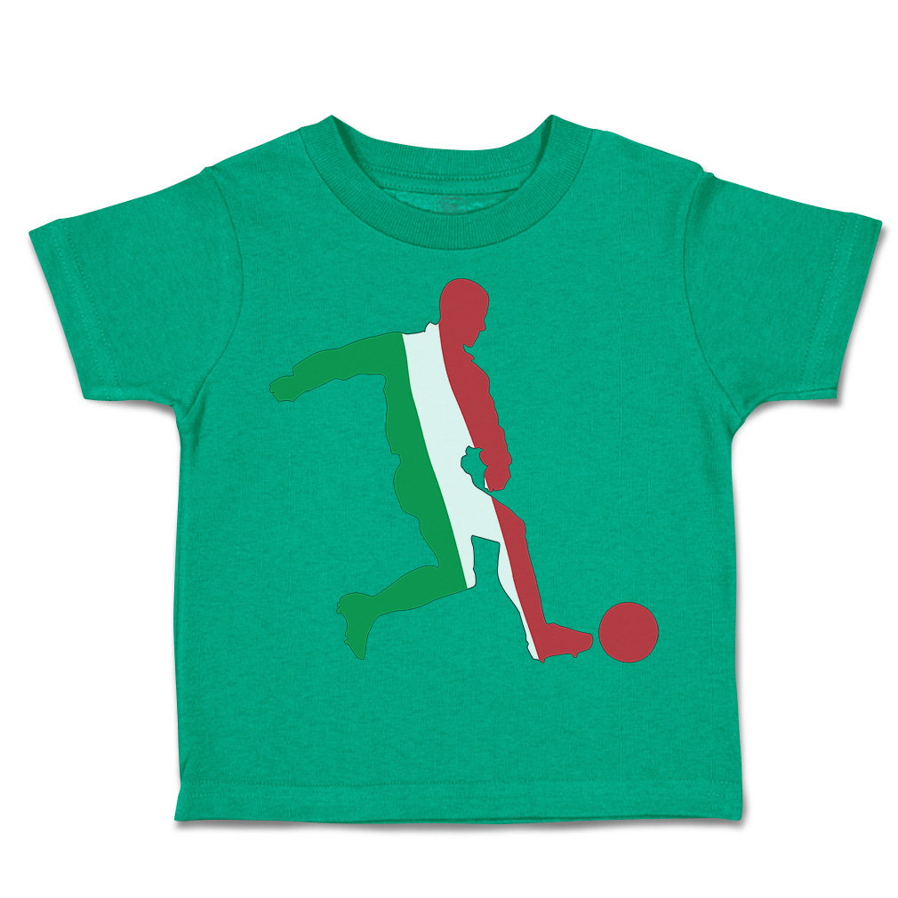Toddler T-Shirt Soccer Player Italy Sports Soccer Euro Cup Boy & Girl Clothes - Picture 36 of 39